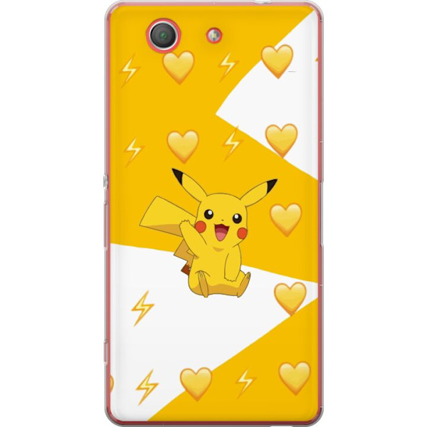Sony Xperia Z3 Compact Genomskinligt Skal Pikachu Pokémon Gaming Figur Spelmotiv Populär Ikon Tecknad Serie Pokémon GO Barnklassiker