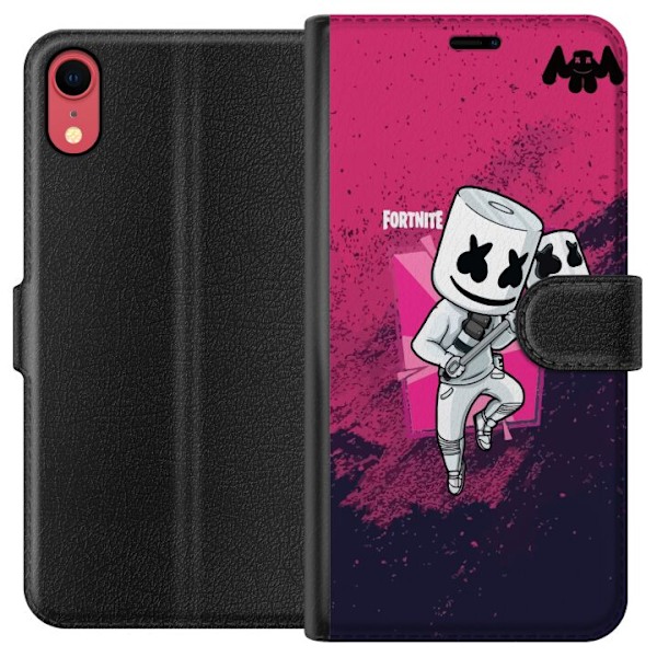 Apple iPhone XR Plånboksfodral Marshmello Fortnite Skin Emote