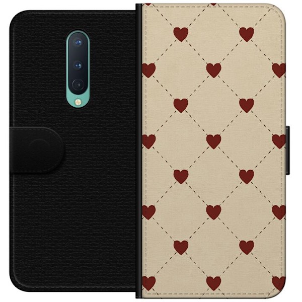 OnePlus 8 Tegnebogsetui Hjertegitter