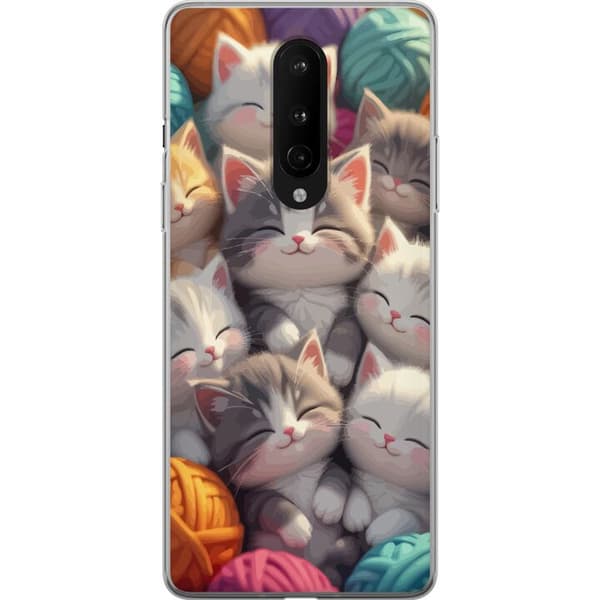 Kompatibel Mobilcover til OnePlus 8 Sovande kattungar beige