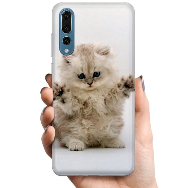 Huawei P20 Pro TPU Mobildeksel Katt