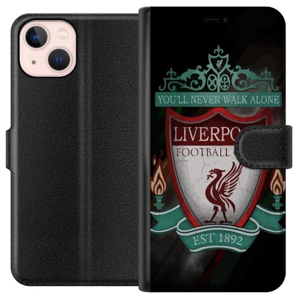 Kompatibel Tegnebogsetui til Apple iPhone 13 Liverpool L.F.C.