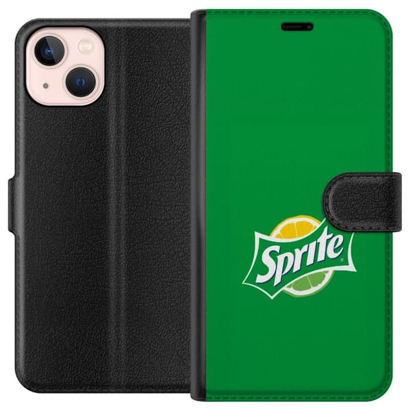 Kompatibel Tegnebogsetui til Apple iPhone 13 mini Minimalistisk citrusdrik-inspireret design grøn