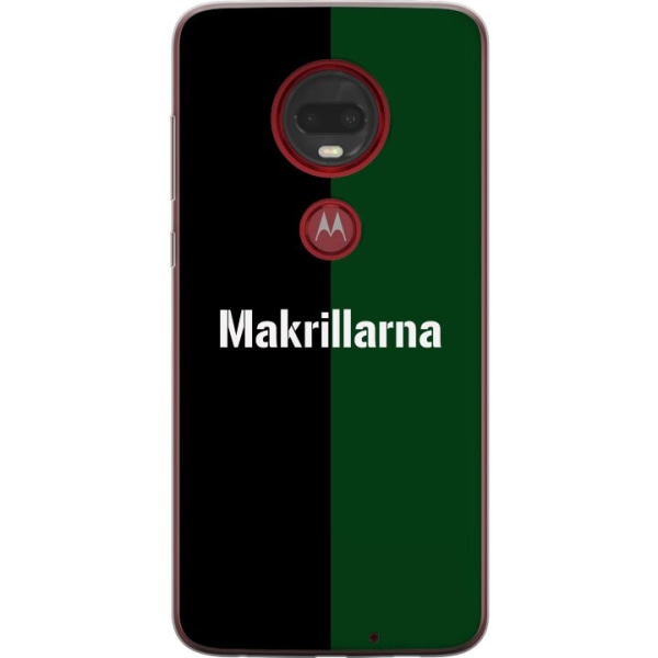 Motorola Moto G7 Plus Gennemsigtig cover Makrel Fodbold