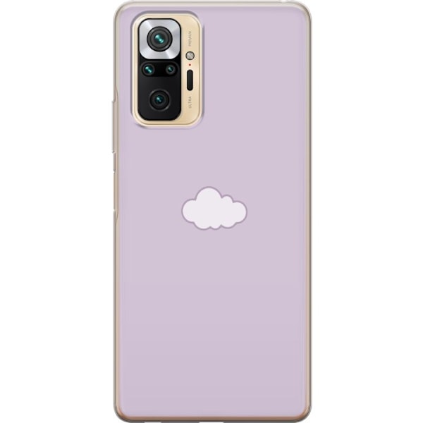 Xiaomi Redmi Note 10 Pro Genomskinligt Skal Lila Moln – mini