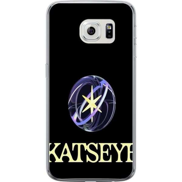 Kompatibelt Mobildeksel til Samsung Galaxy S6 edge KATSEYE logotyp svart