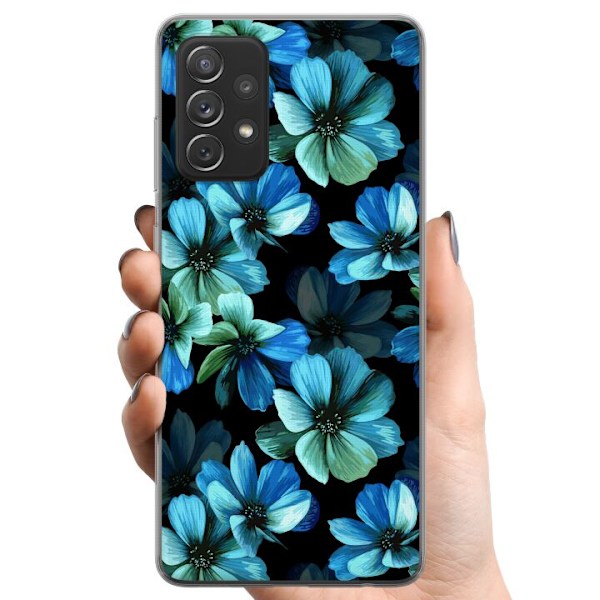 Samsung Galaxy A52 5G TPU Mobilskal Midnight Garden