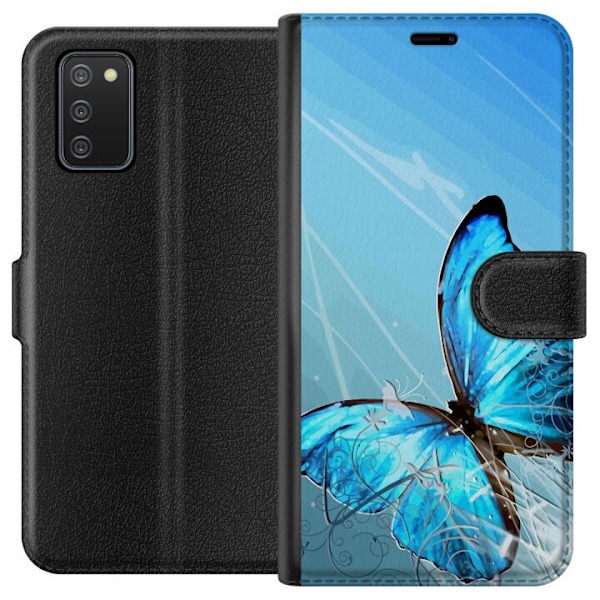 Samsung Galaxy A02s Plånboksfodral Fjäril