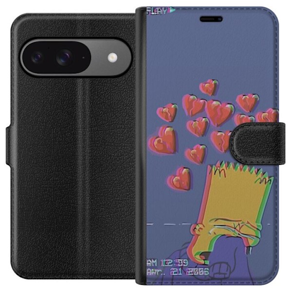 Google Pixel 9 Tegnebogsetui Bart Simpson