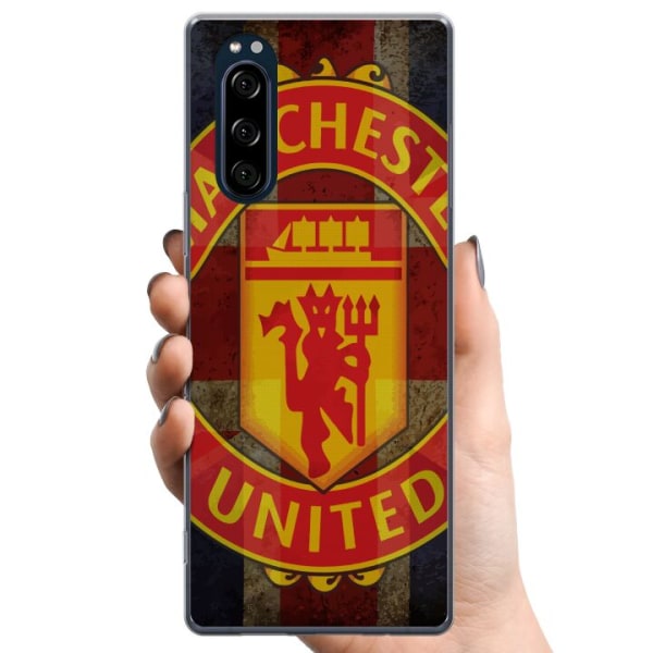 Sony Xperia 5 TPU Mobildeksel Manchester United FC