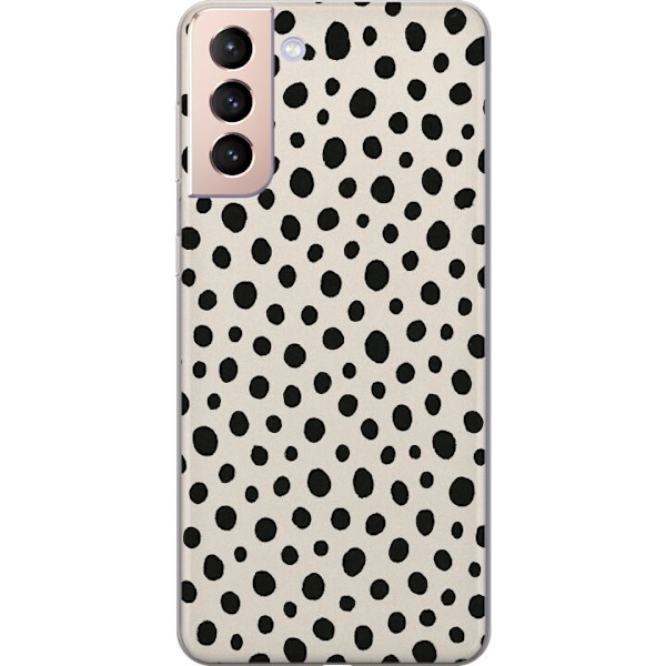 Samsung Galaxy S21 Läpinäkyvä kuori Dot Dance