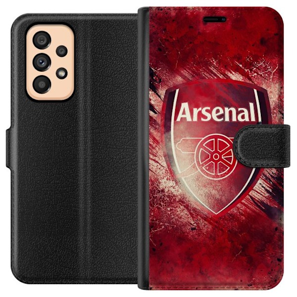 Samsung Galaxy A53 5G Lompakkokotelo Arsenal Jalkapallo
