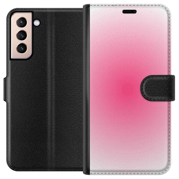 Kompatibelt Plånboksfodral till Samsung Galaxy S21 Rosa Moln