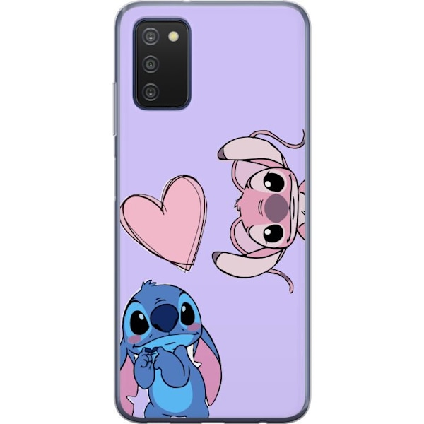 Samsung Galaxy A03s Genomskinligt Skal Stitch Mode