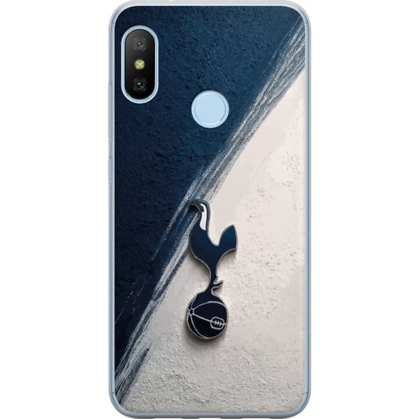 Kompatibelt Mobildeksel til Xiaomi Mi A2 Lite Tottenham Hotspur-emblemet i minimalistisk mørk design blå
