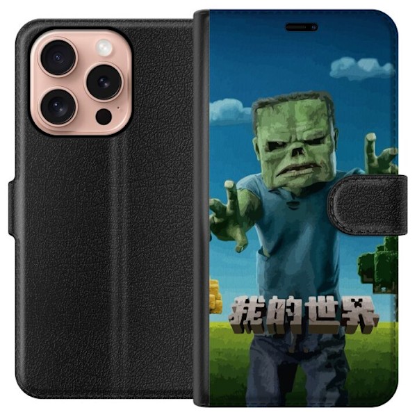 Apple iPhone 16 Pro Tegnebogsetui A Minecraft Movie