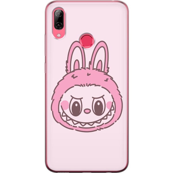 Huawei Y7 (2019) Gjennomsiktig deksel Labubu Dyrekretsbunnyutg