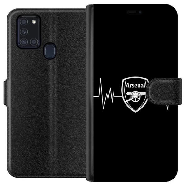 Kompatibel Tegnebogsetui til Samsung Galaxy A21s Arsenal
