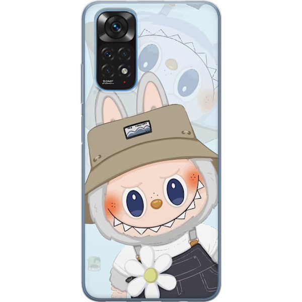 Xiaomi Redmi Note 11S Gjennomsiktig deksel Labubu med hatt - P