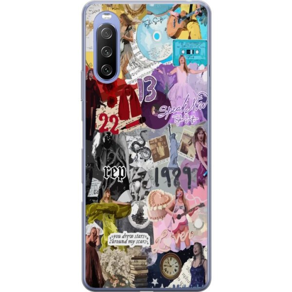 Sony Xperia 10 III Lite Gennemsigtig cover Taylor Swift
