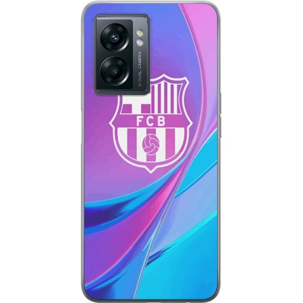 OnePlus Nord N300 Läpinäkyvä kuori FC Barcelona