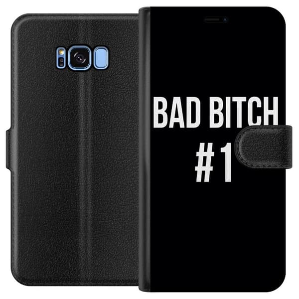 Kompatibelt Plånboksfodral till Samsung Galaxy S8 Bad Bitch #1