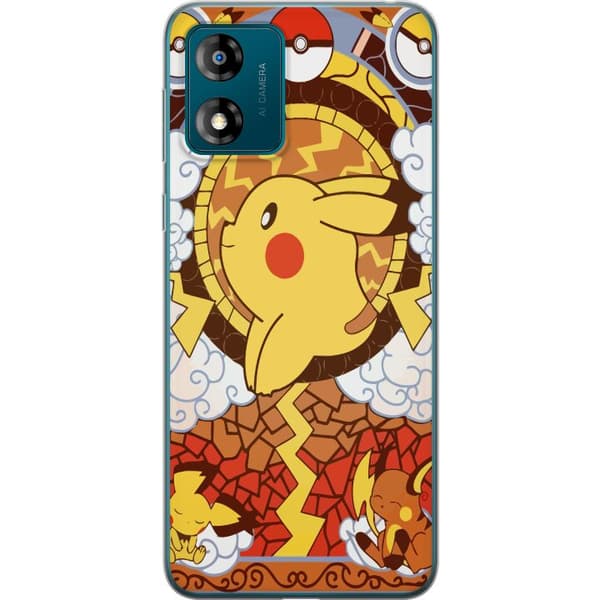 Kompatibelt Mobildeksel til Motorola Moto E13 Pikachu