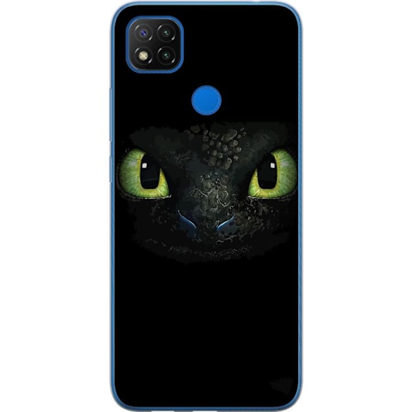 Xiaomi Redmi 9C NFC Genomskinligt Skal How to Train Your Dragon (Draktränaren)