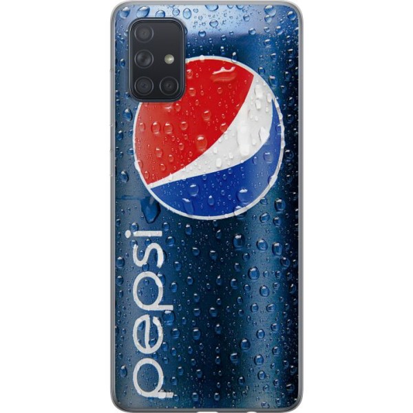 Samsung Galaxy A71 Genomskinligt Skal Pepsi
