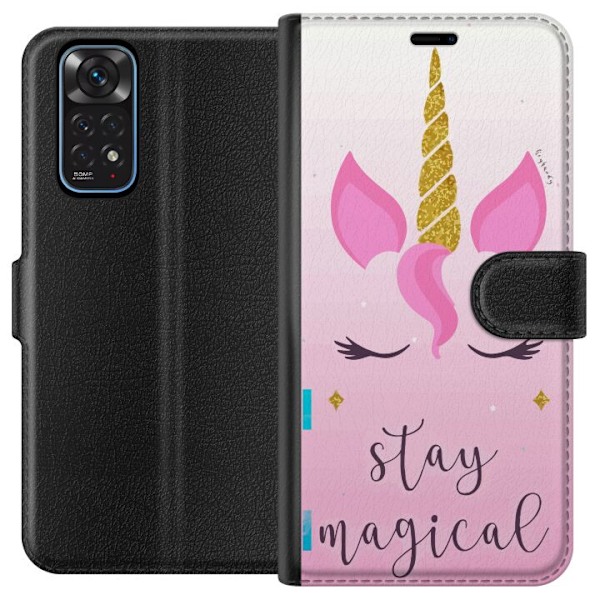 Xiaomi Redmi Note 11 Plånboksfodral Unicorn Face