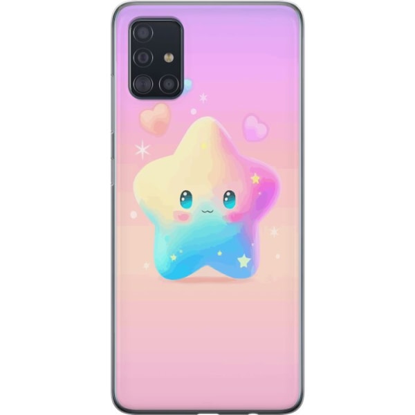 Samsung Galaxy A51 Läpinäkyvä kuori Tähti