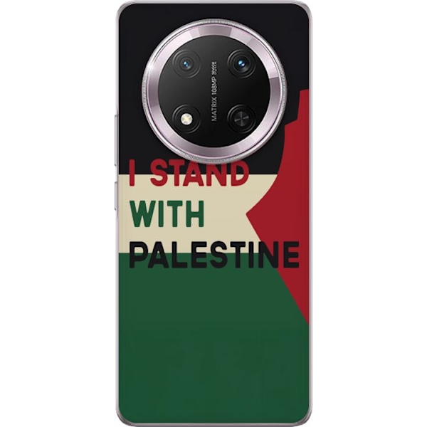 Honor Magic7 Lite Genomskinligt Skal Stand with Palestine – solidaritetsdesign med starkt budskap