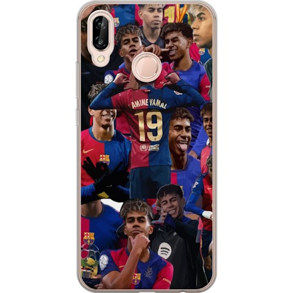 Huawei P20 lite Läpinäkyvä kuori Lamine Yamal mobiilikotelo jalkapallofaneille