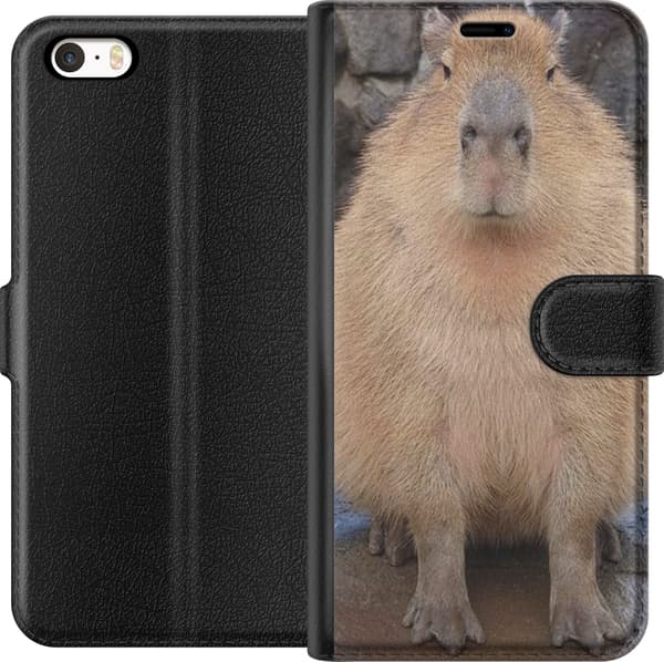 Kompatibel Tegnebogsetui til Apple iPhone 5 Capybara