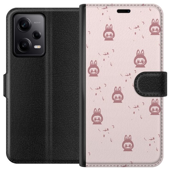Xiaomi Redmi Note 12 Pro Tegnebogsetui Labubu Neon Pop - Neonf