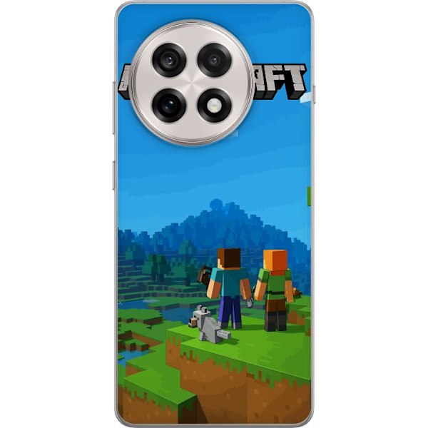 OnePlus 13R Läpinäkyvä kuori Minecraft Key Art