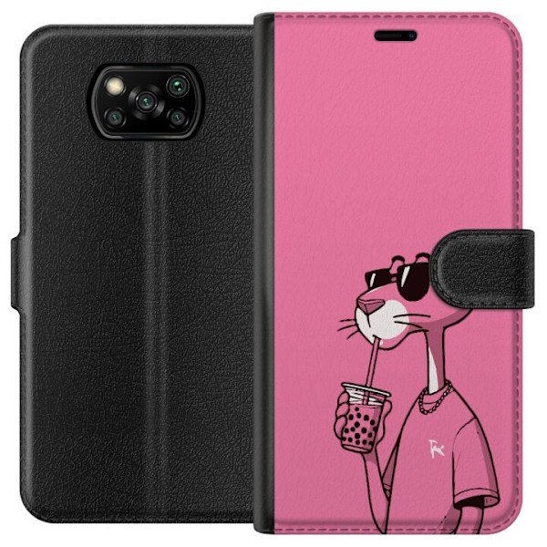 Xiaomi Poco X3 NFC Tegnebogsetui Pink Panther Drink