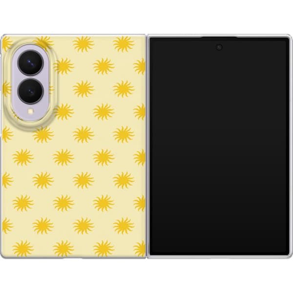 Kompatibelt Mobilskal till Samsung Galaxy Z Fold8 Gula solar gul