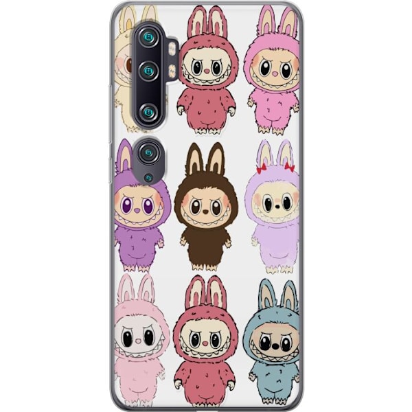 Xiaomi Mi Note 10 Gjennomsiktig deksel Labubu Pink Monster - P