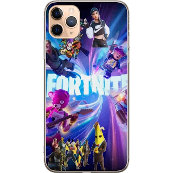 Apple iPhone 11 Pro Max Läpinäkyvä kuori Fortnite