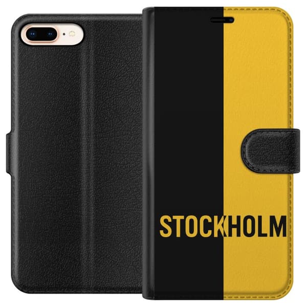 Kompatibel Tegnebogsetui til Apple iPhone 7 Plus Stockholm