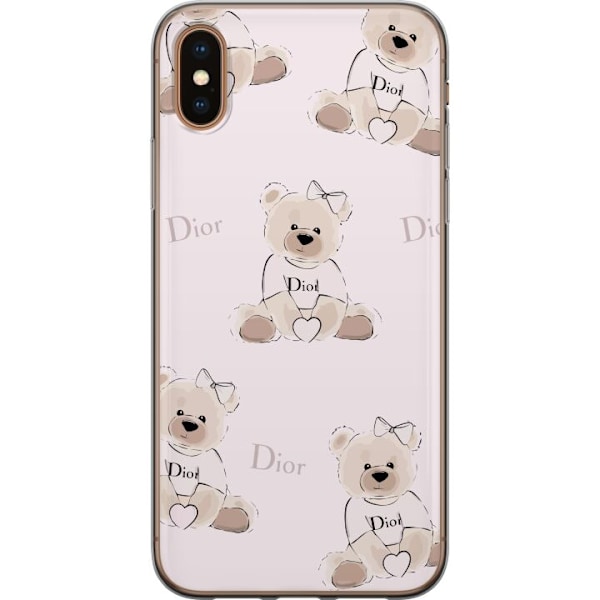 Apple iPhone XS Max Läpinäkyvä kuori Teddy Dior Vibes - yle