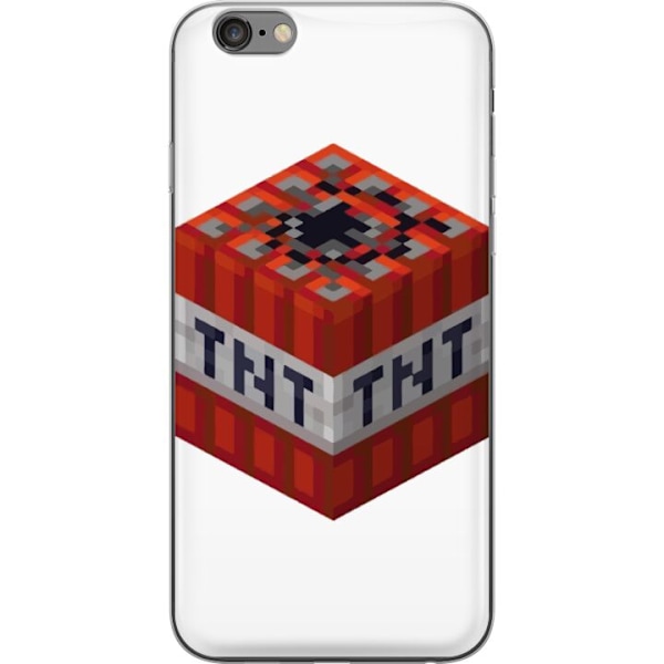 Apple iPhone 6 Plus Läpinäkyvä kuori Minecraft TNT