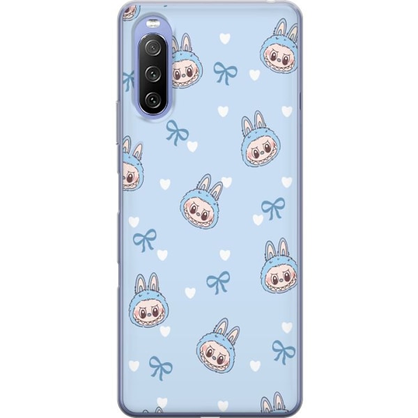 Sony Xperia 10 III Läpinäkyvä kuori Labubu Tuli Henki
