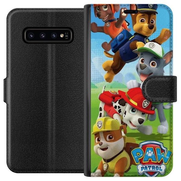 Samsung Galaxy S10 Tegnebogsetui Paw Patrol