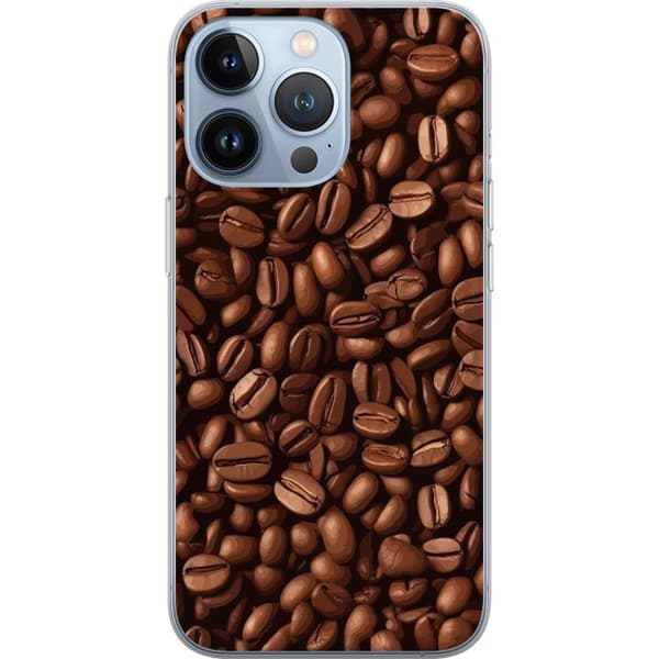 Kompatibel Mobilcover til Apple iPhone 13 Pro Kaffebönor närbild brun