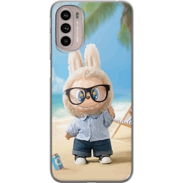 Motorola Moto G41 Läpinäkyvä kuori Labubu Tummat Unelmat