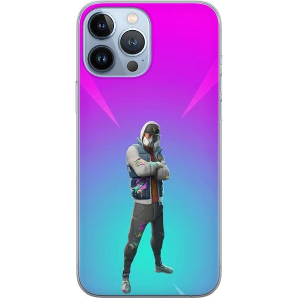Kompatibelt Mobildeksel til Apple iPhone 13 Pro Max svart ridder fortnite
