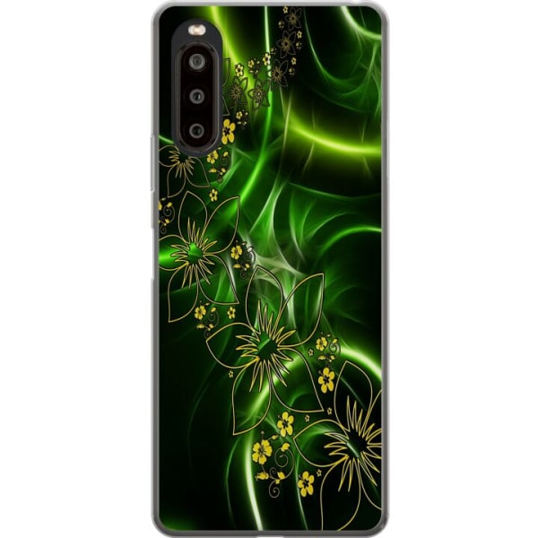 Sony Xperia 10 II Gennemsigtig cover Blomster