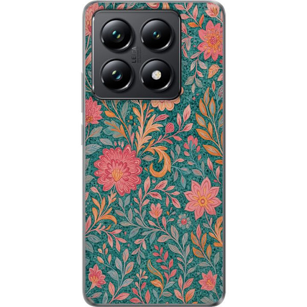 Xiaomi 14T Gennemsigtig cover Floral Dream